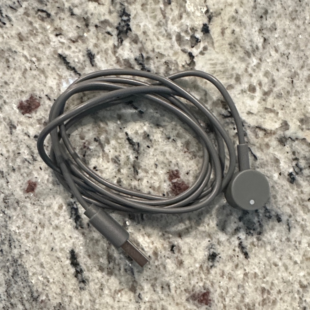 Simple Human Soap Dispenser Magnetic Charging Cable - Gray